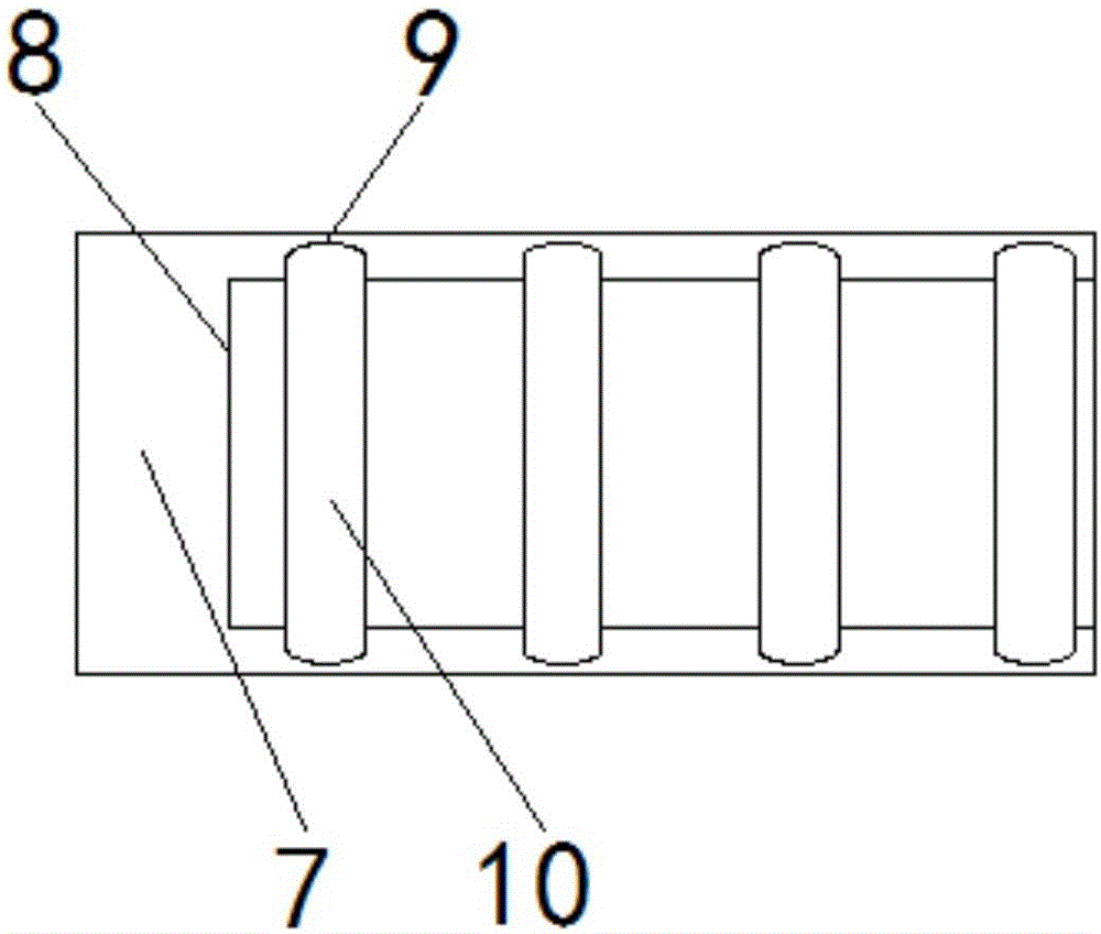 Distributed sewage treatment device with buffering function