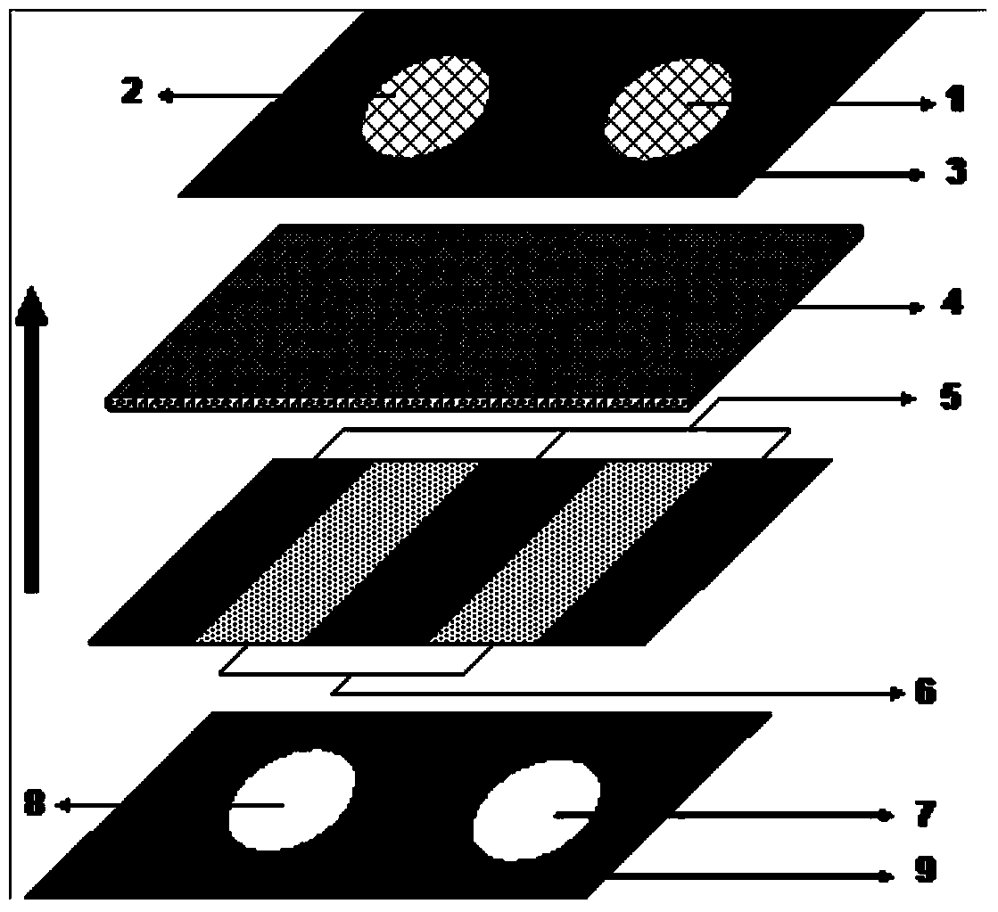 Masking-agent-containing test strip for detecting content of cadmium in Chinese herbal medicine