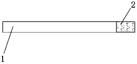 Test paper for rapidly detecting uric acid in saliva