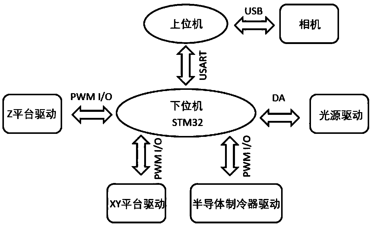 Droplet PCR amplification detection device based on microfluidic chip