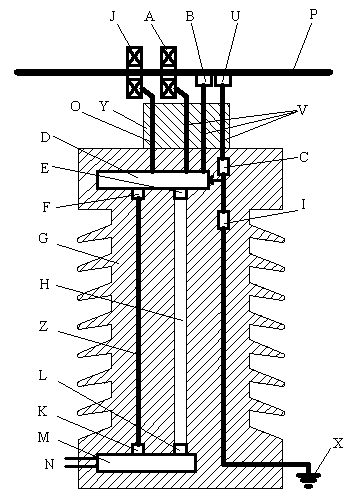 Composite power supply-based device for detecting comprehensive parameters of high voltage system on line