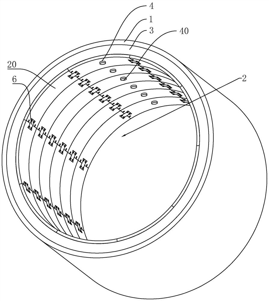 Repair device for large-diameter drainage pipes