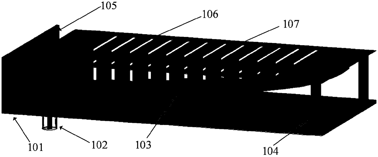 Perpendicular polarization ultra wide band low-profile Vivaldi antenna