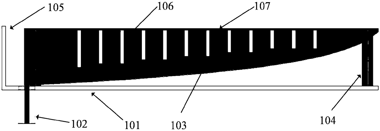 Perpendicular polarization ultra wide band low-profile Vivaldi antenna