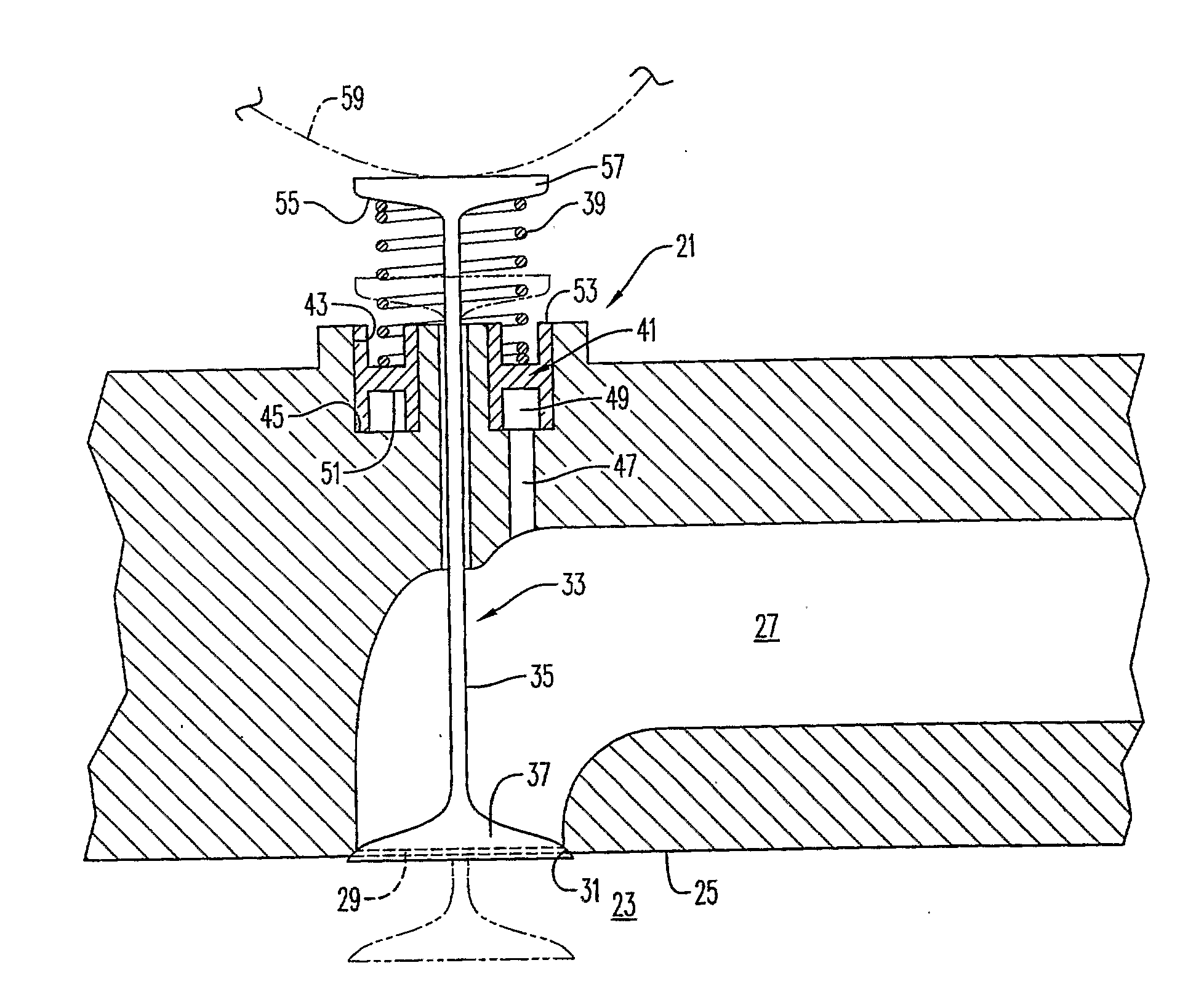 Reciprocable member with Anti-float arrangement