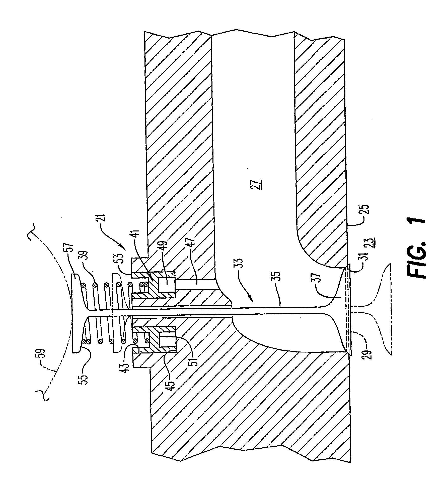 Reciprocable member with Anti-float arrangement