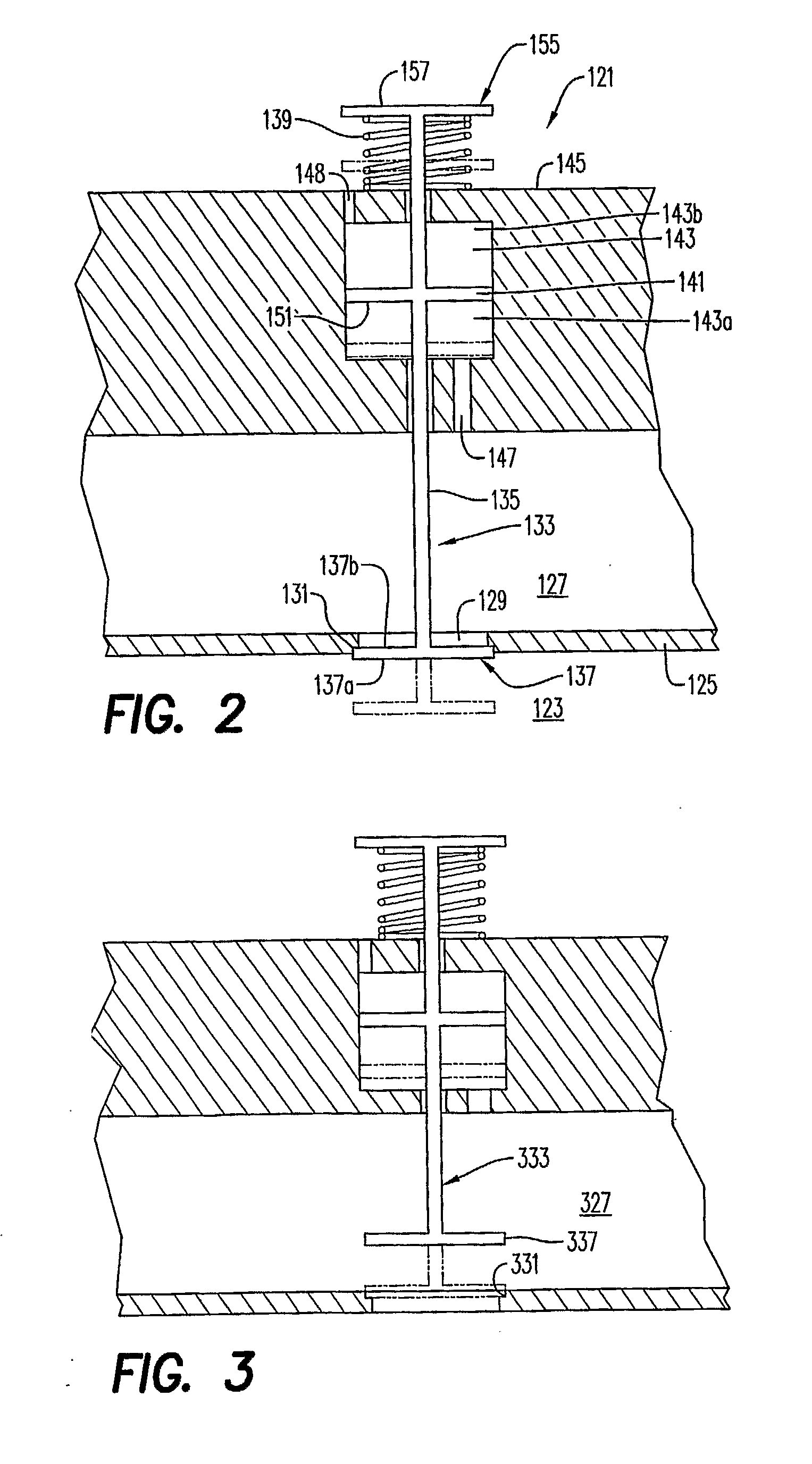 Reciprocable member with Anti-float arrangement