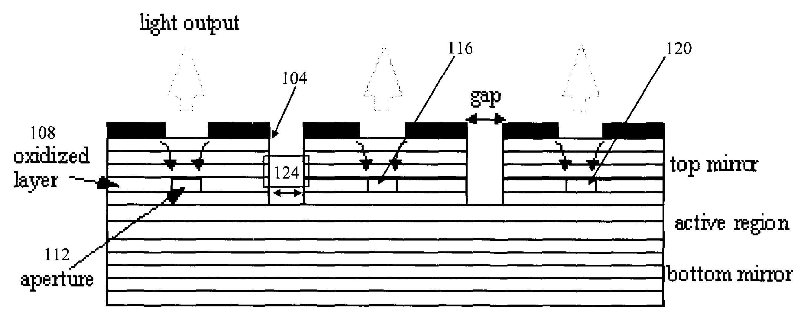 Phase array oxide-confined VCSELs