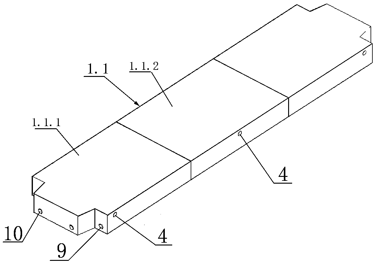 A track-type movable foundation and its construction method