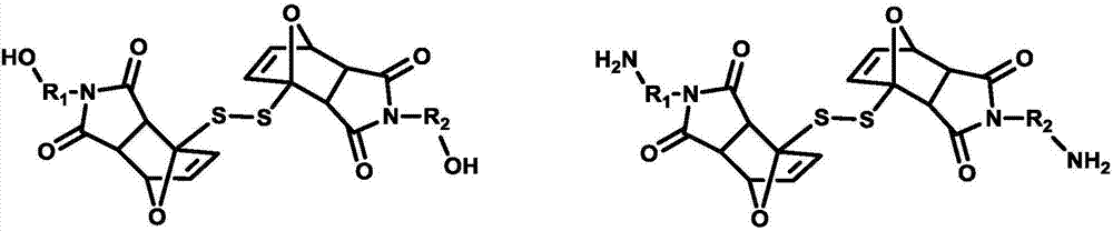 Reprocessed polyurethane with dual-dynamic covalent bond crosslinking and preparation method of reprocessed polyurethane