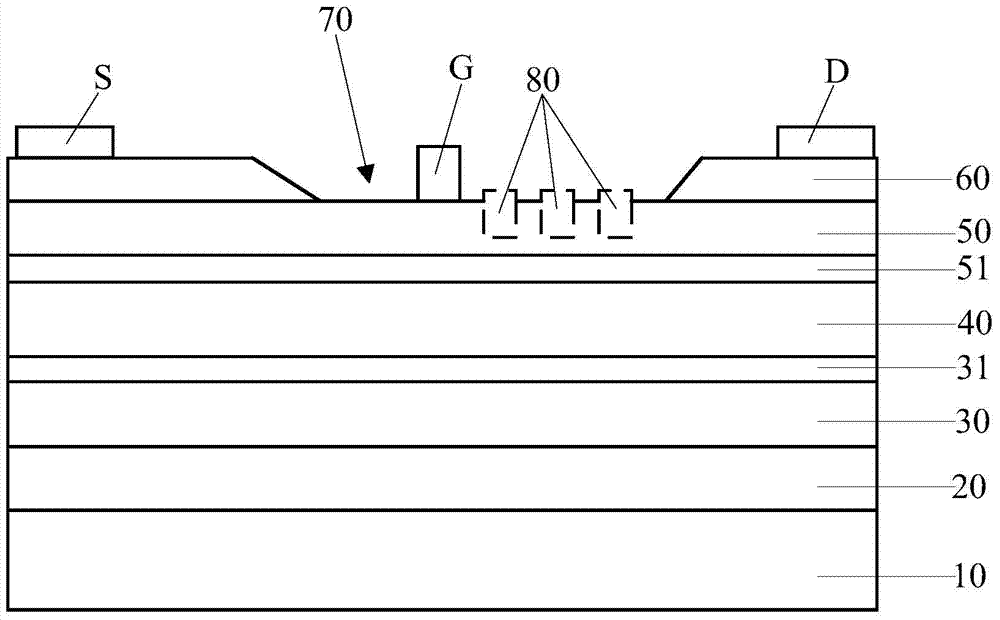 Gaas-based phemt device and preparation method thereof