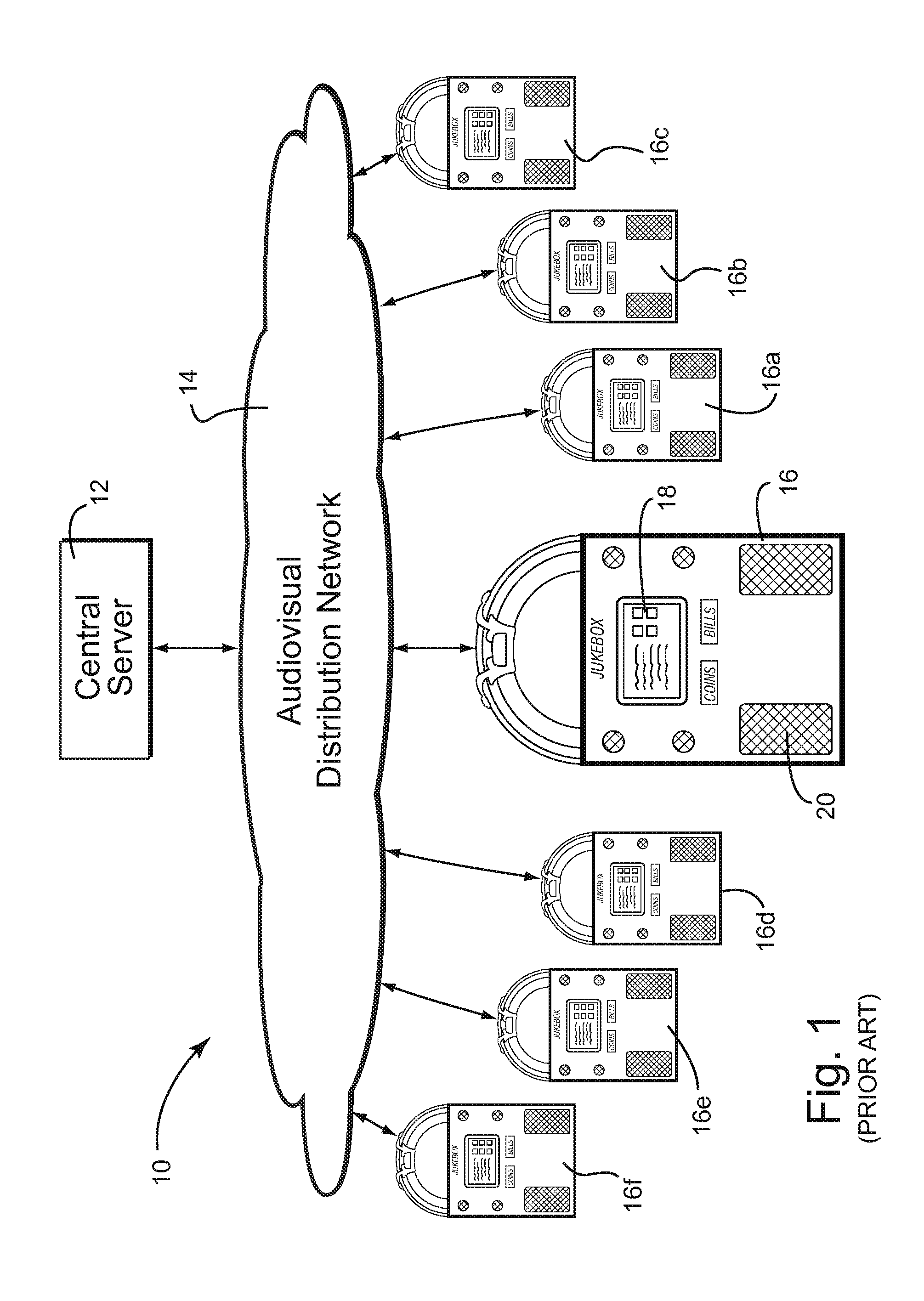 Digital downloading jukebox system with user-tailored music management, communications, and other tools