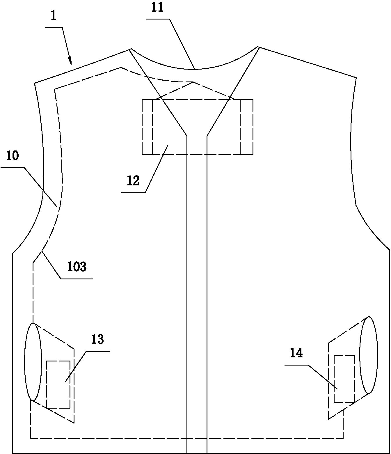 Heat preserving waistcoat capable of heating