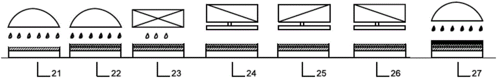 Magic glazed tile and production method thereof