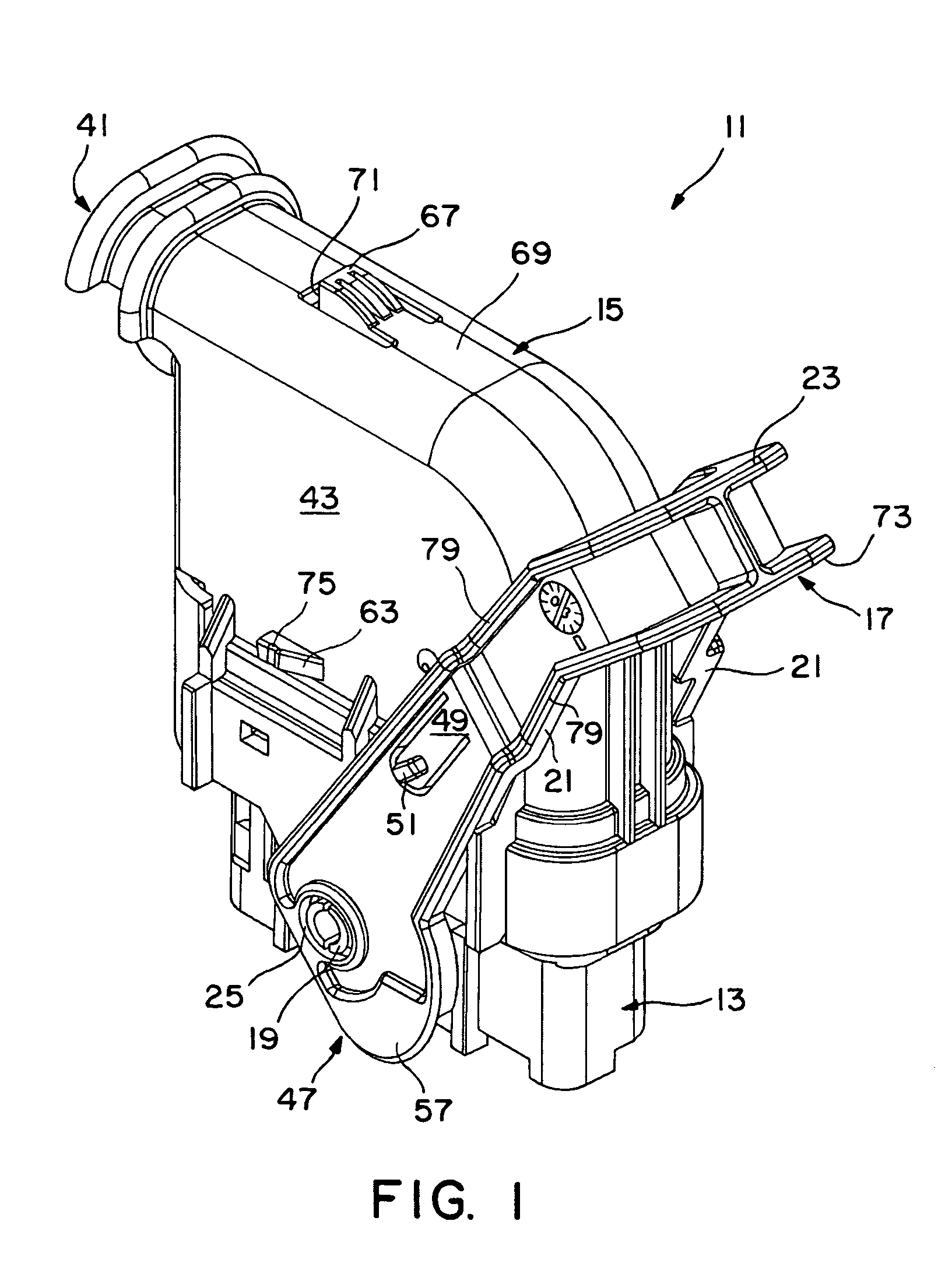 Plug connector arrangement