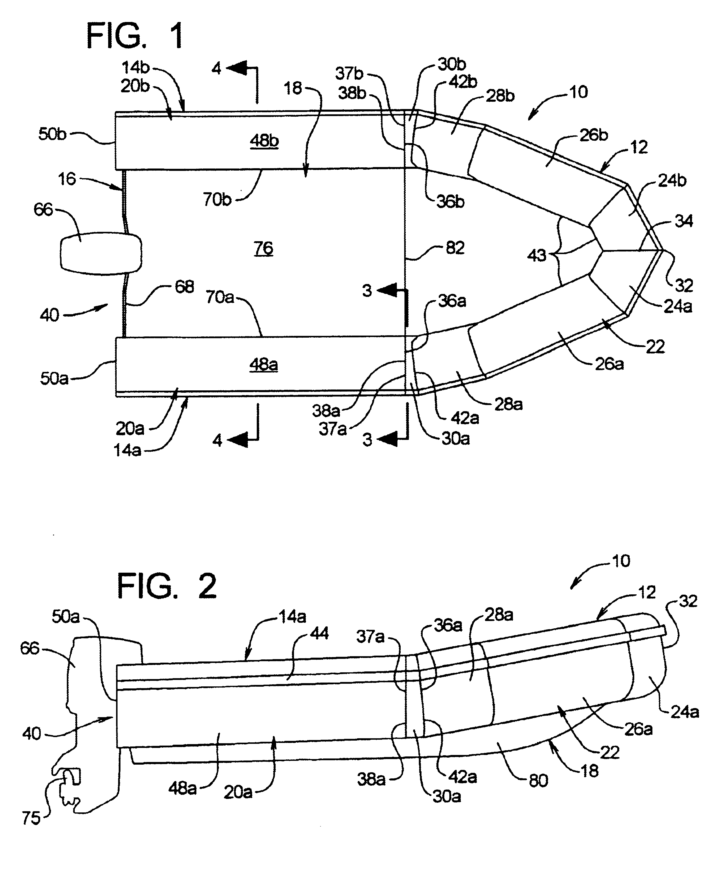 Tubular boat having modular construction