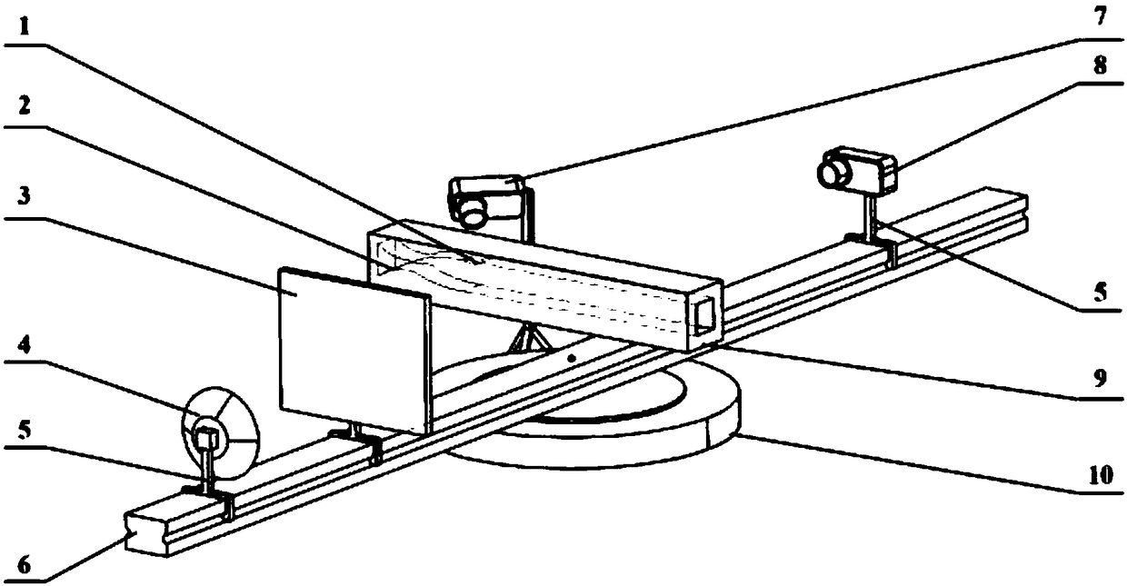 Three-dimensional structure measuring device and measuring method of incident shock wave