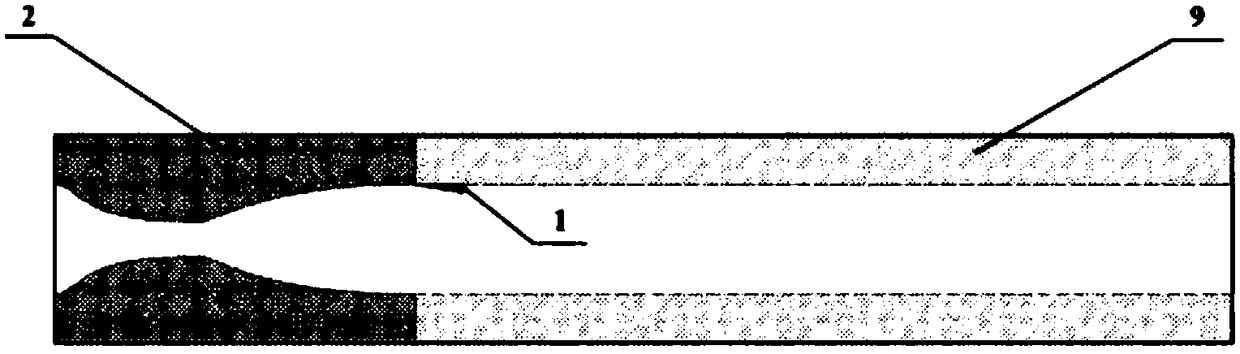 Three-dimensional structure measuring device and measuring method of incident shock wave