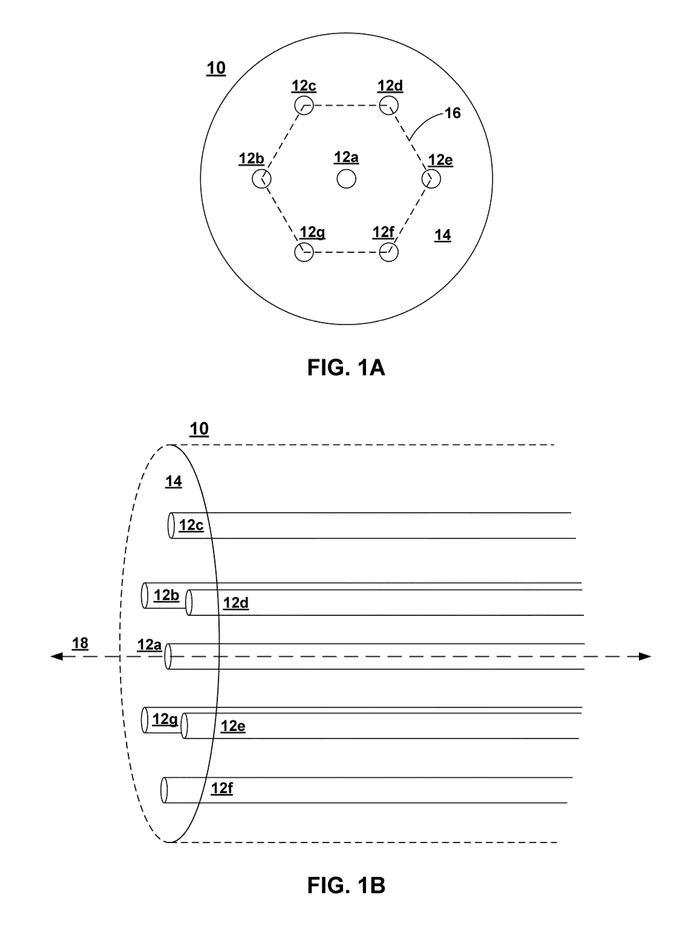 Simplex connectors for multicore optical fiber cables