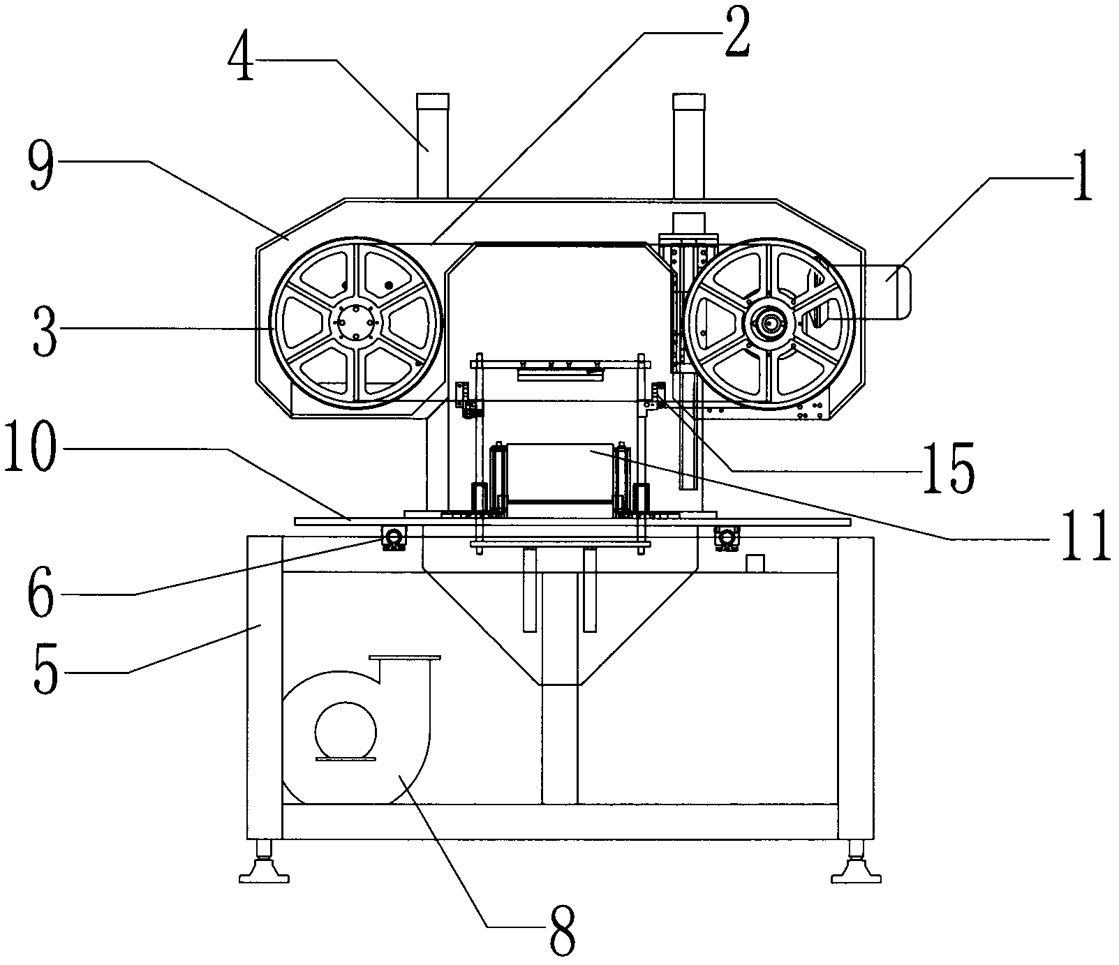 Band saw cutting machine