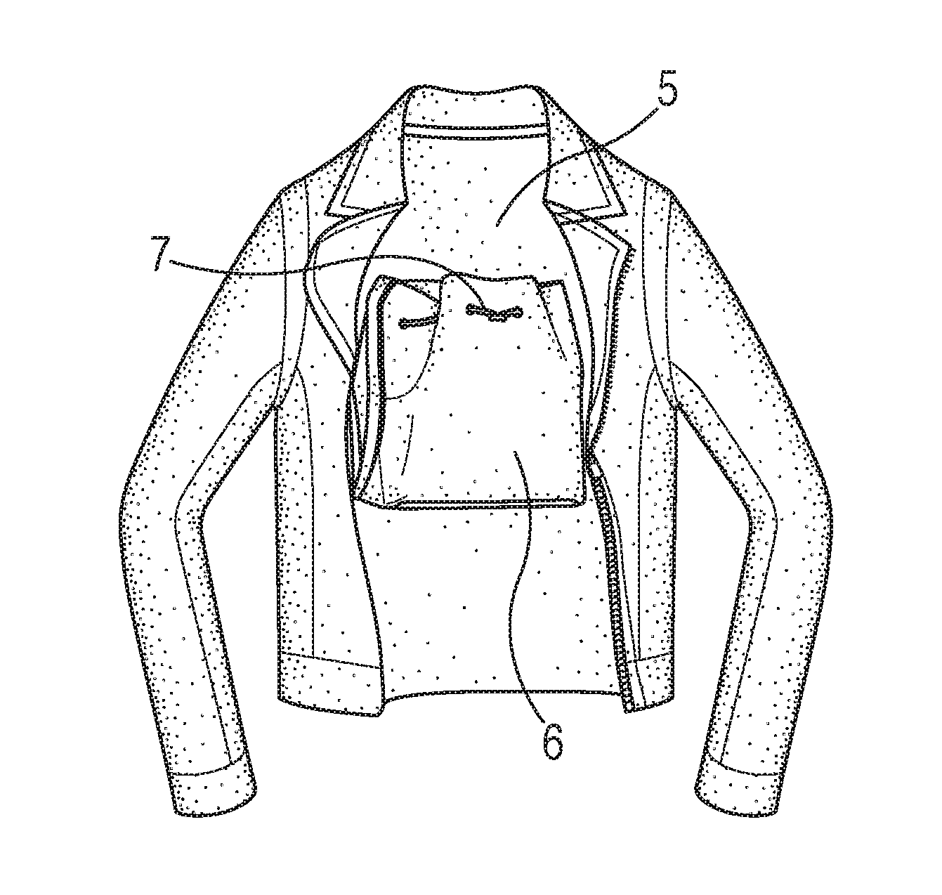 Convertible jacket and bag