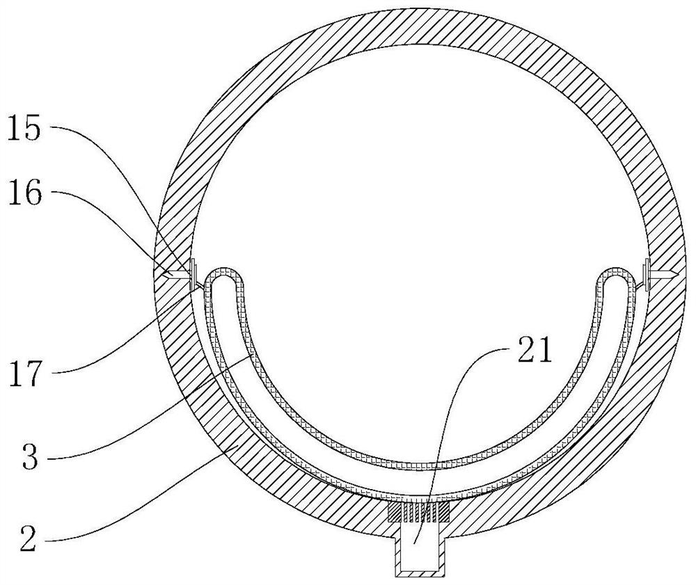 Compressed air energy storage lining cavern sealed by integral rubber capsule