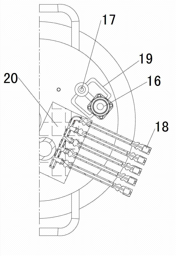 Liquid nitrogen spraying beam flow and stability accurately controlled device