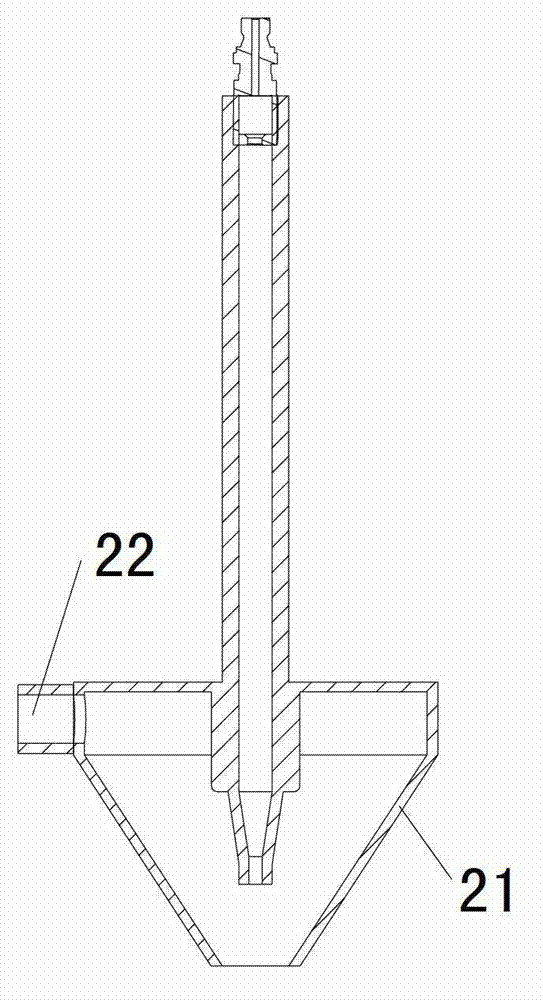 Liquid nitrogen spraying beam flow and stability accurately controlled device