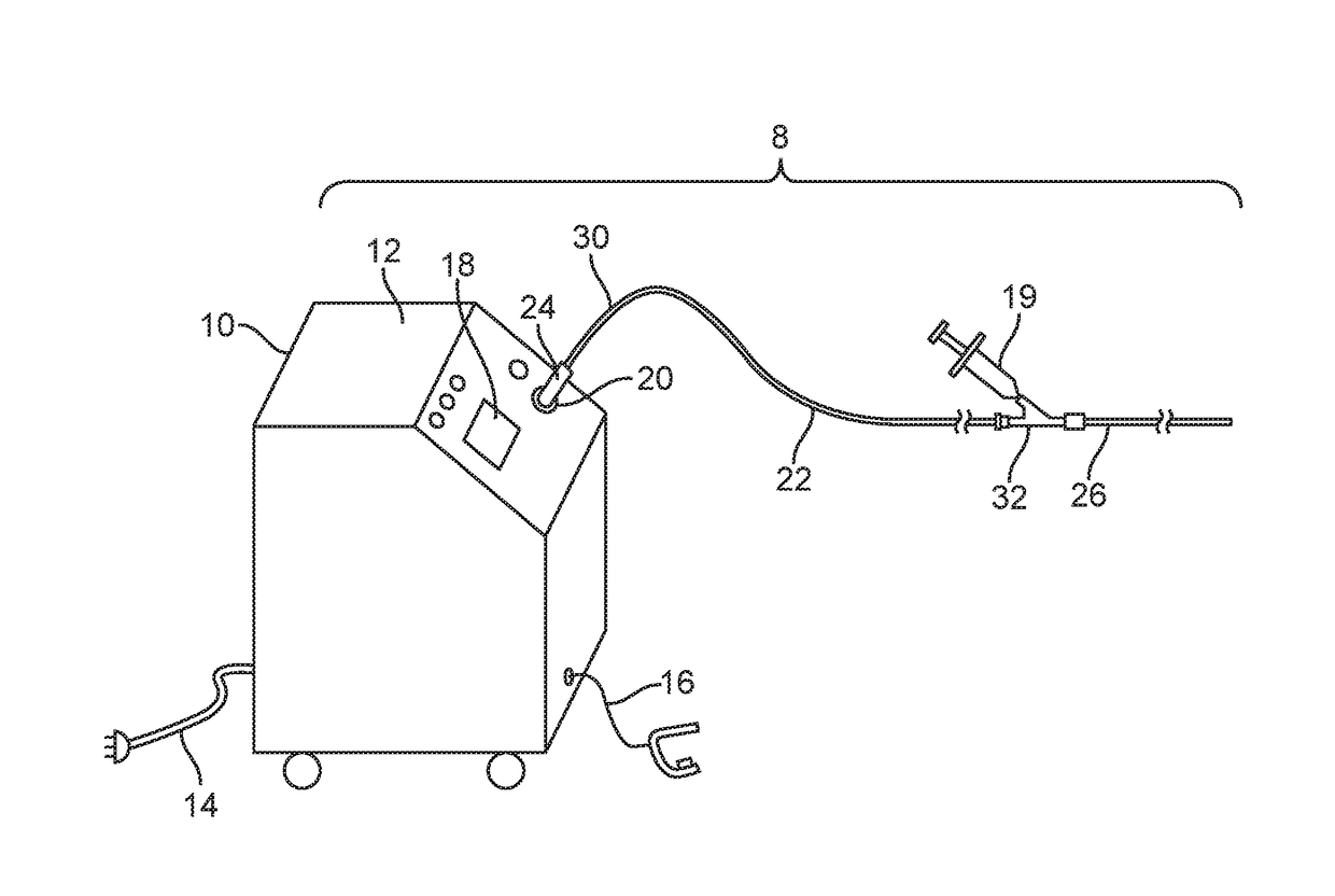 Small flexible liquid core catheter for laser ablation in body lumens and methods for use