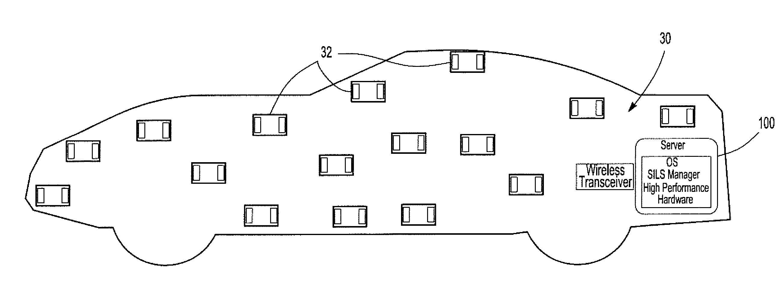 Wireless vehicle control system