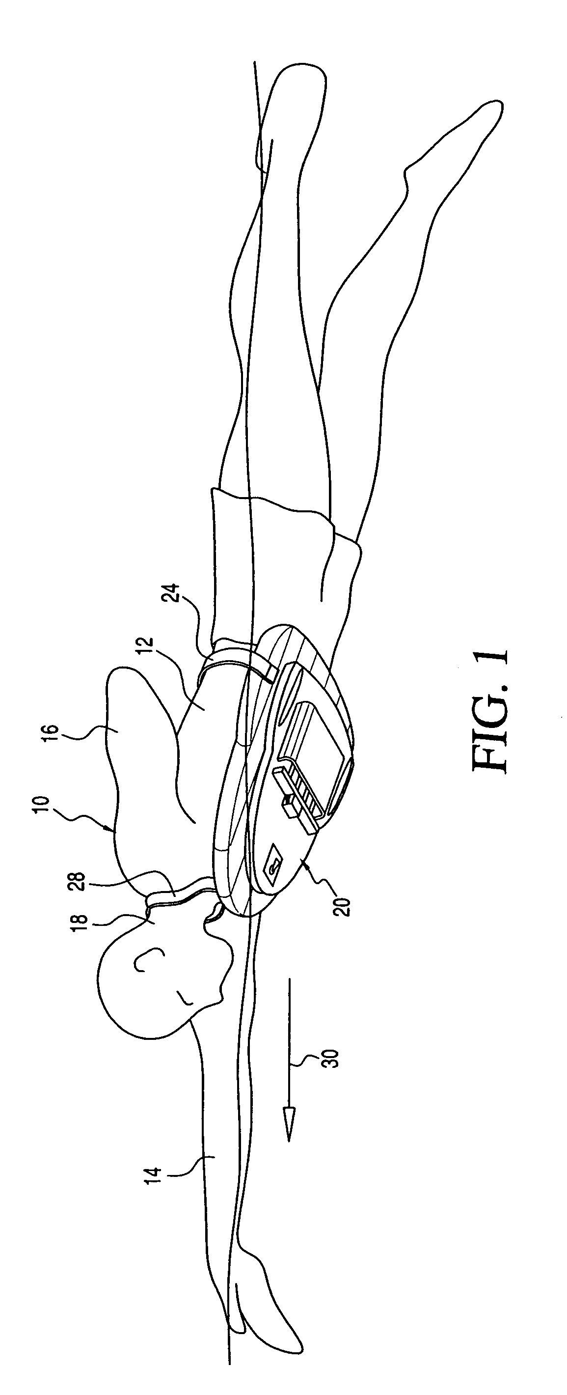 Inflatable, self-propelled life vest