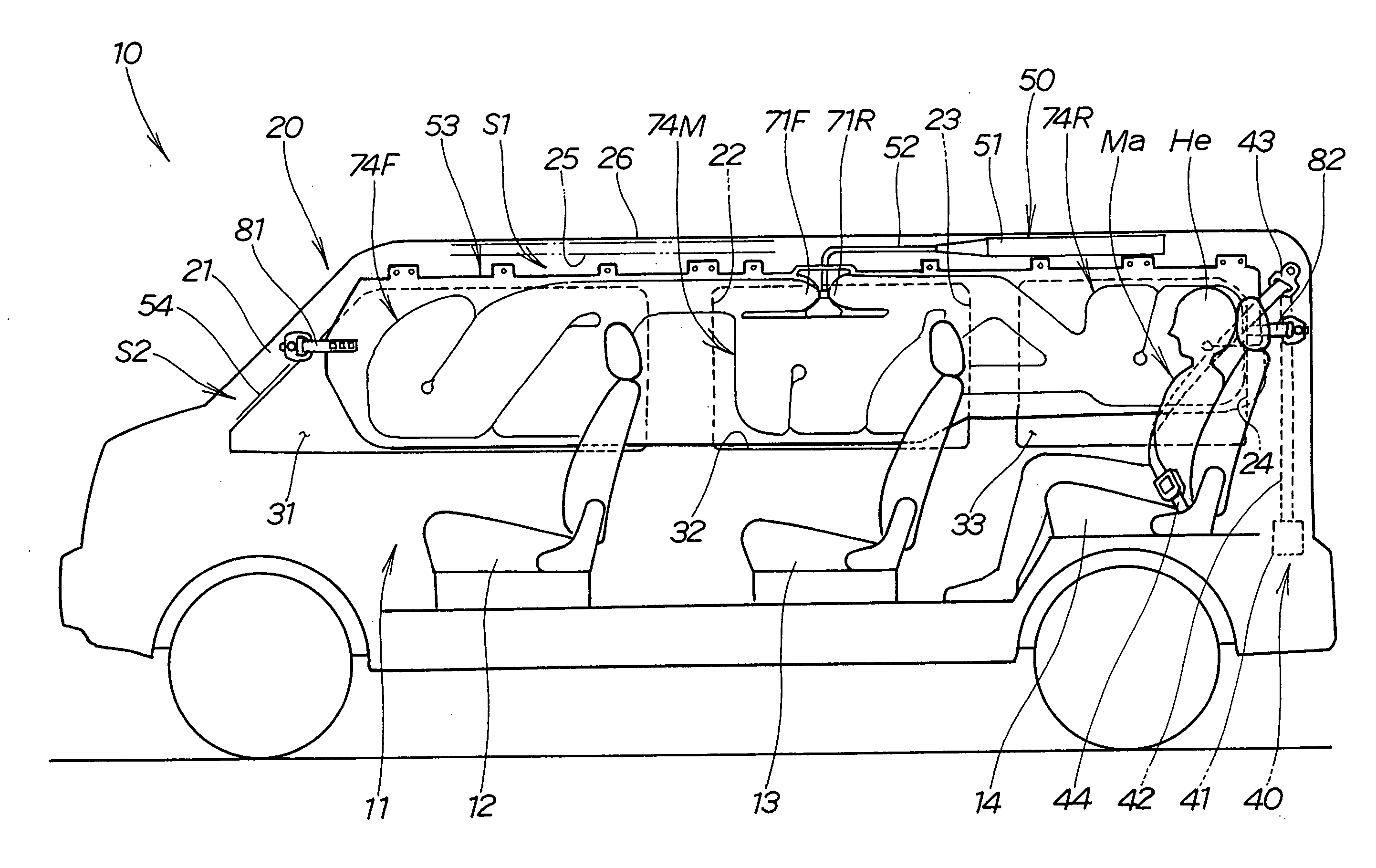 Vehicle occupant protection device