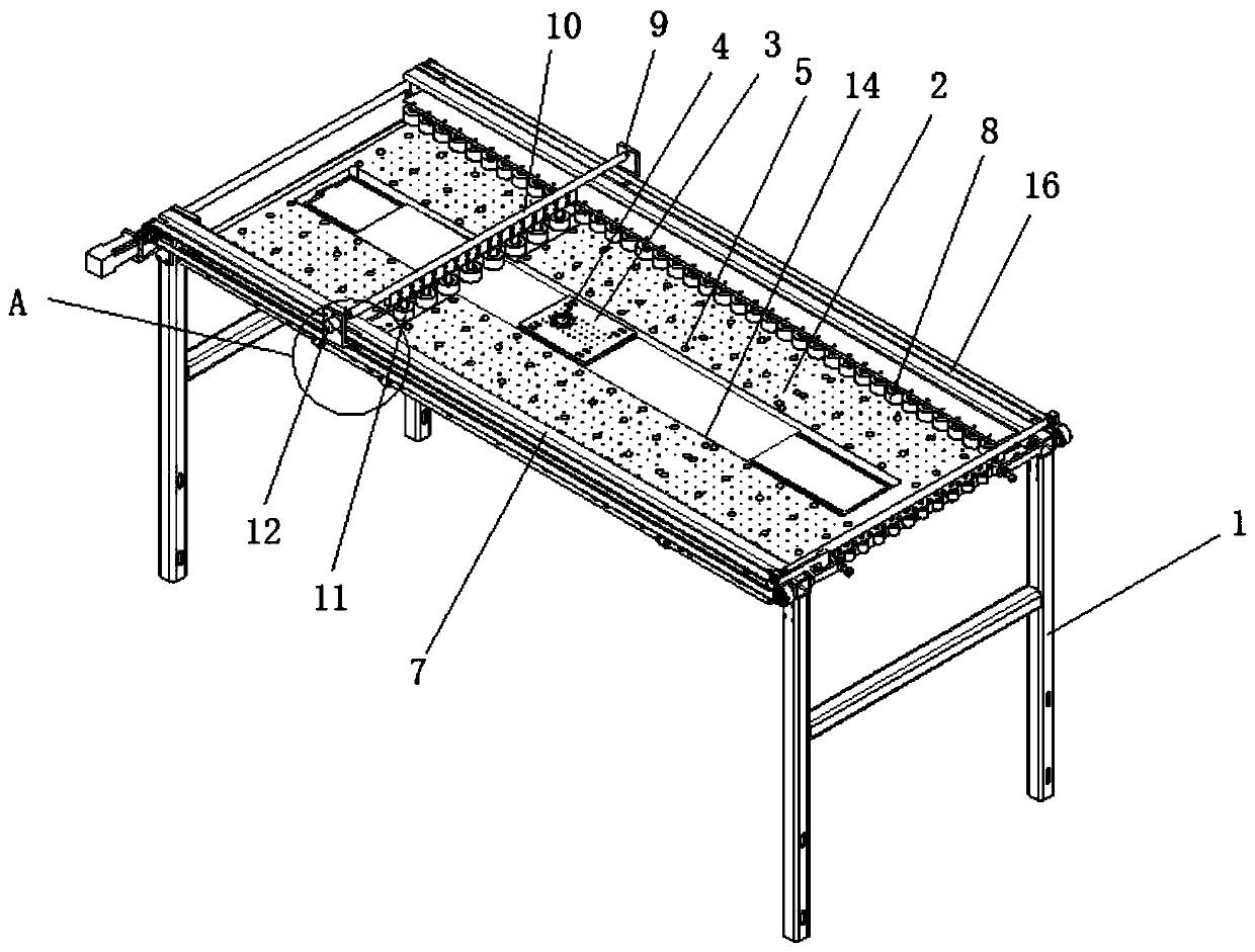 Drilling device for preventing thick paper from being scratched after being printed