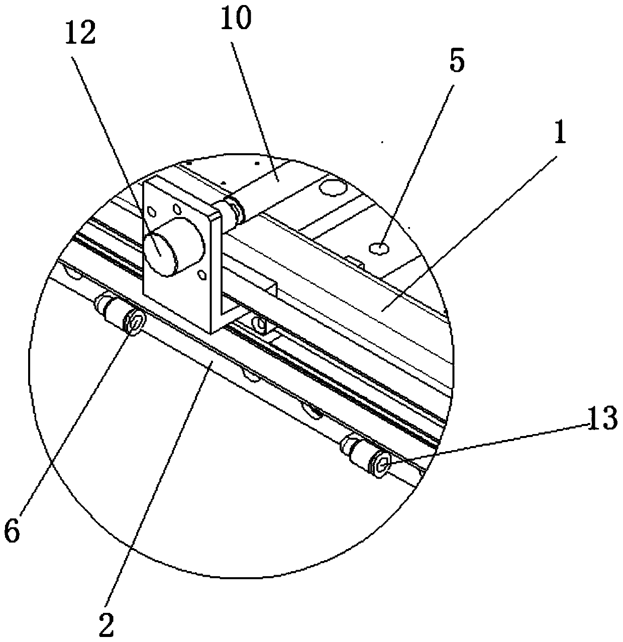 Drilling device for preventing thick paper from being scratched after being printed