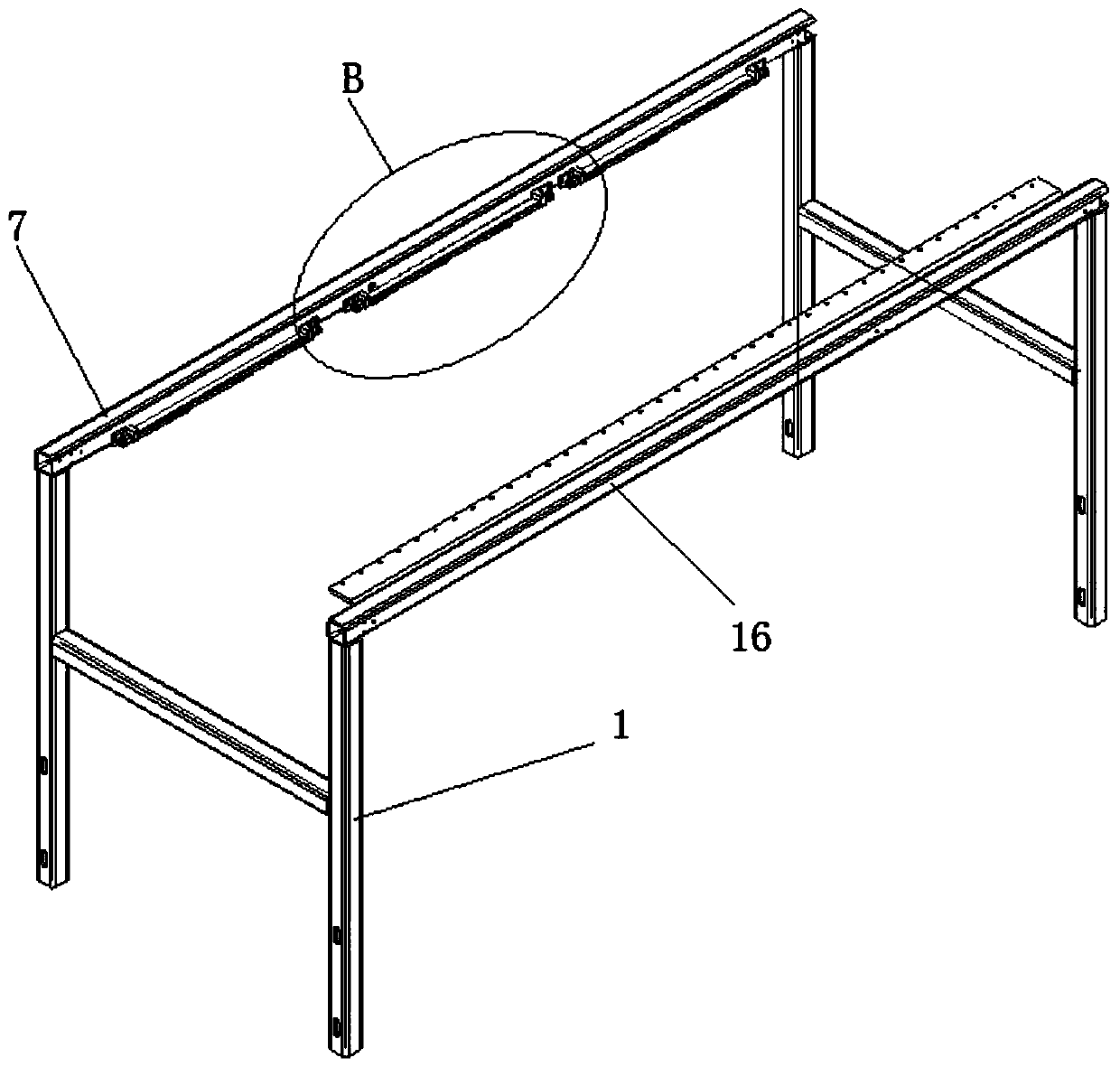 Drilling device for preventing thick paper from being scratched after being printed