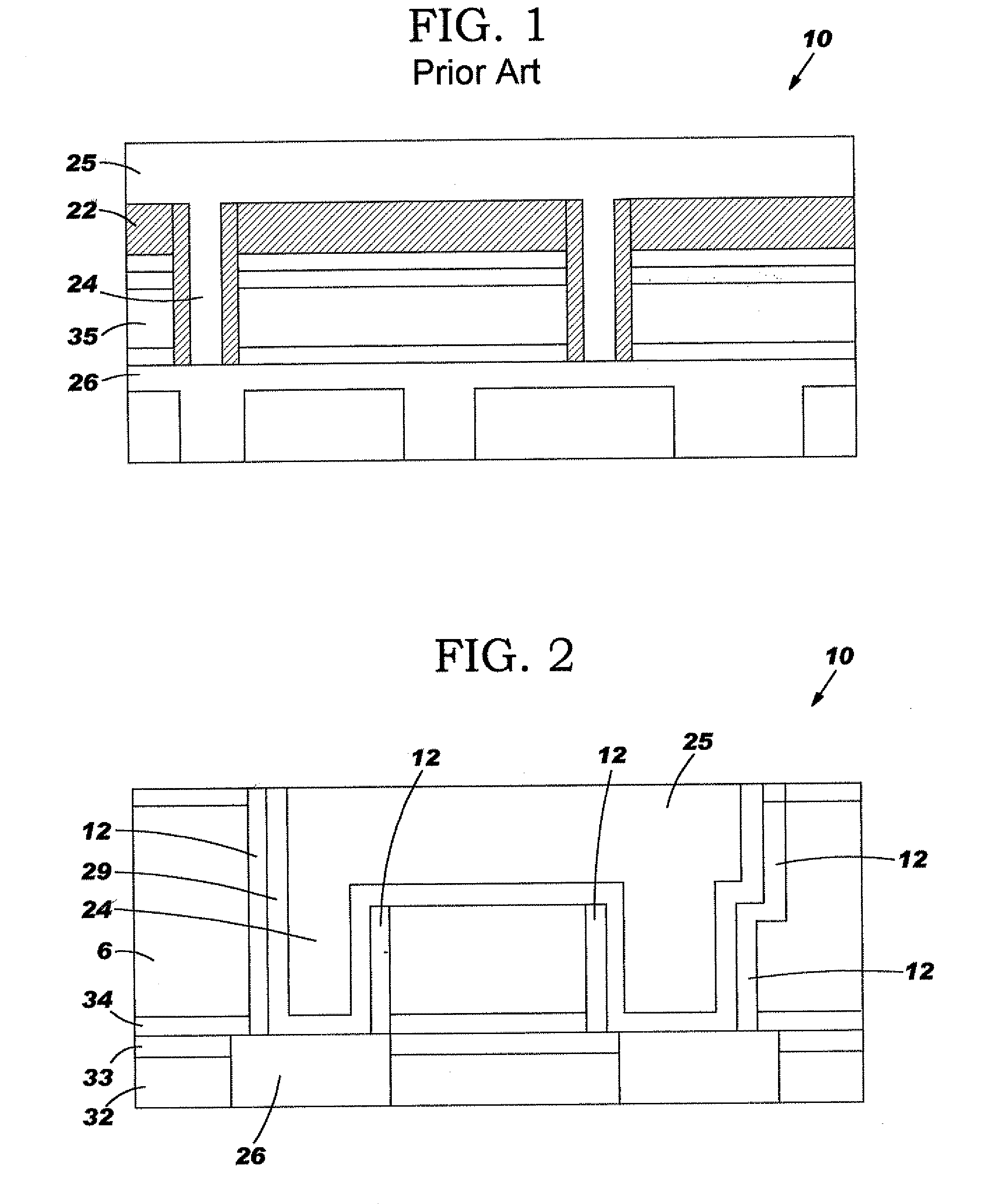 Sacrificial inorganic polymer intermetal dielectric damascene wire and via liner