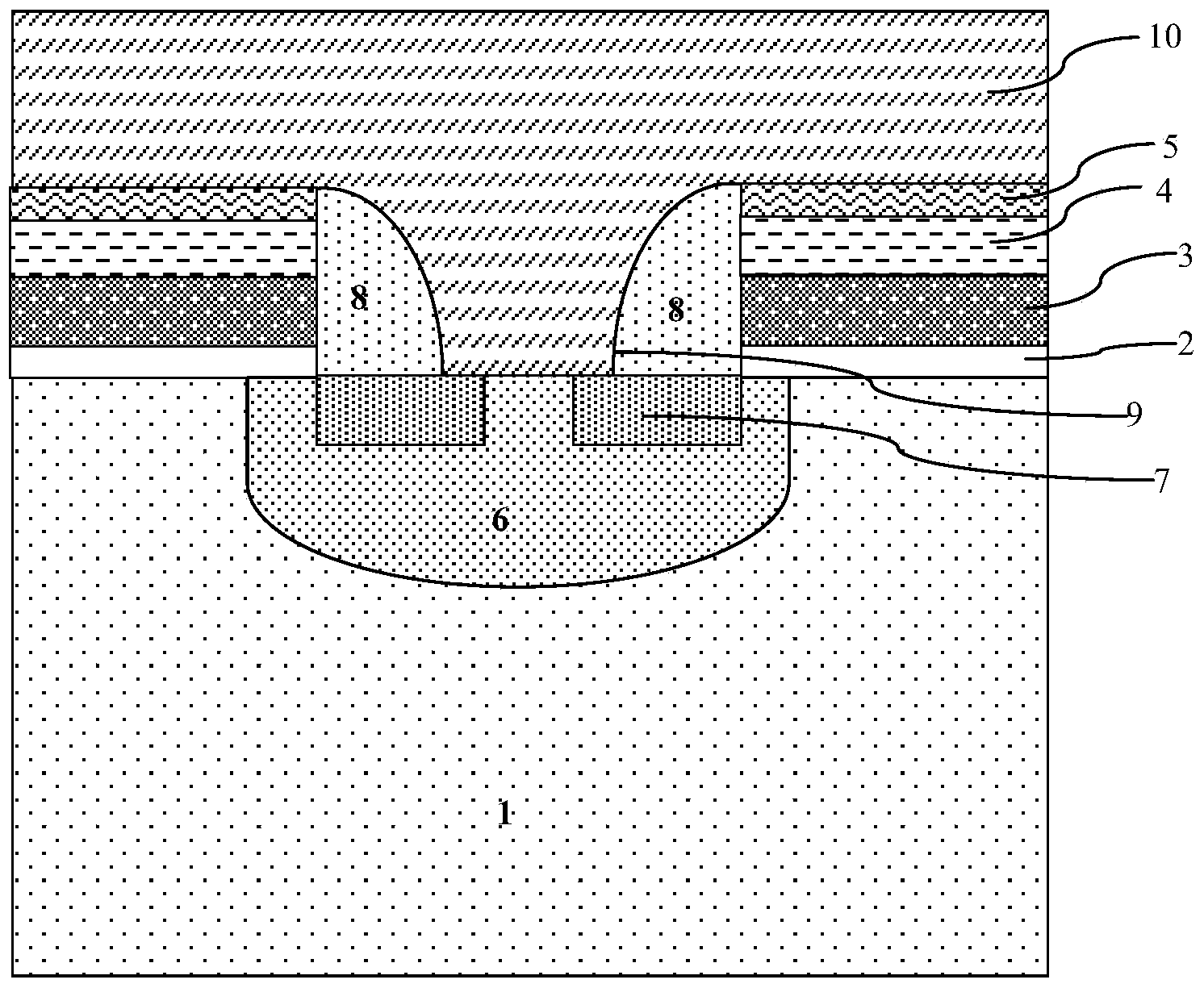 Method for manufacturing MOS grid device