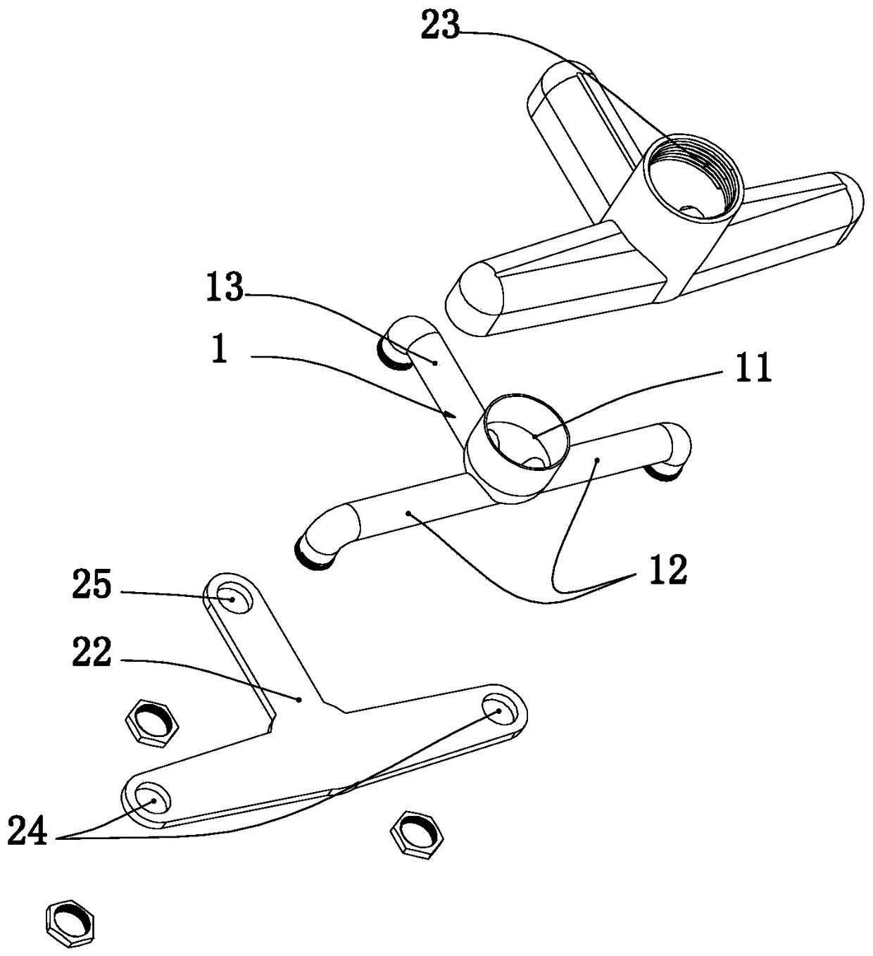 A double-layer faucet shell and its processing technology