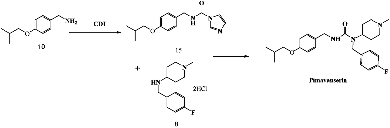 Pimavanserin intermediate and preparation method of pimavanserin