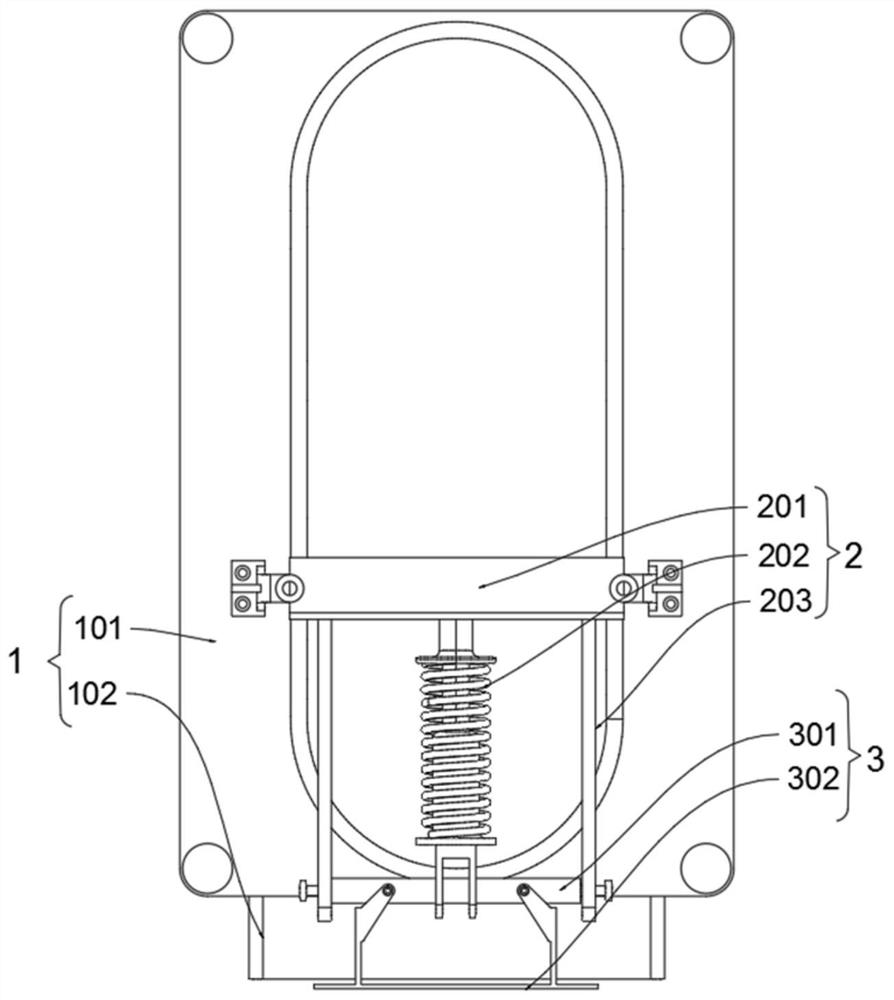 Damping type computer hard disk convenient to disassemble and assemble