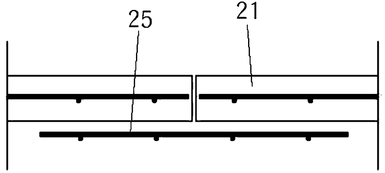 Prefabricated panel connection structure of large double walls