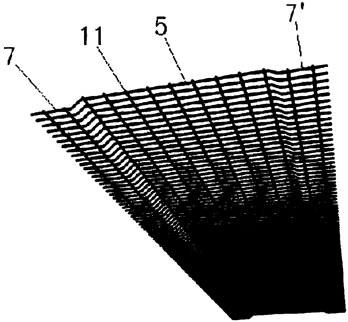 Prefabricated panel connection structure of large double walls