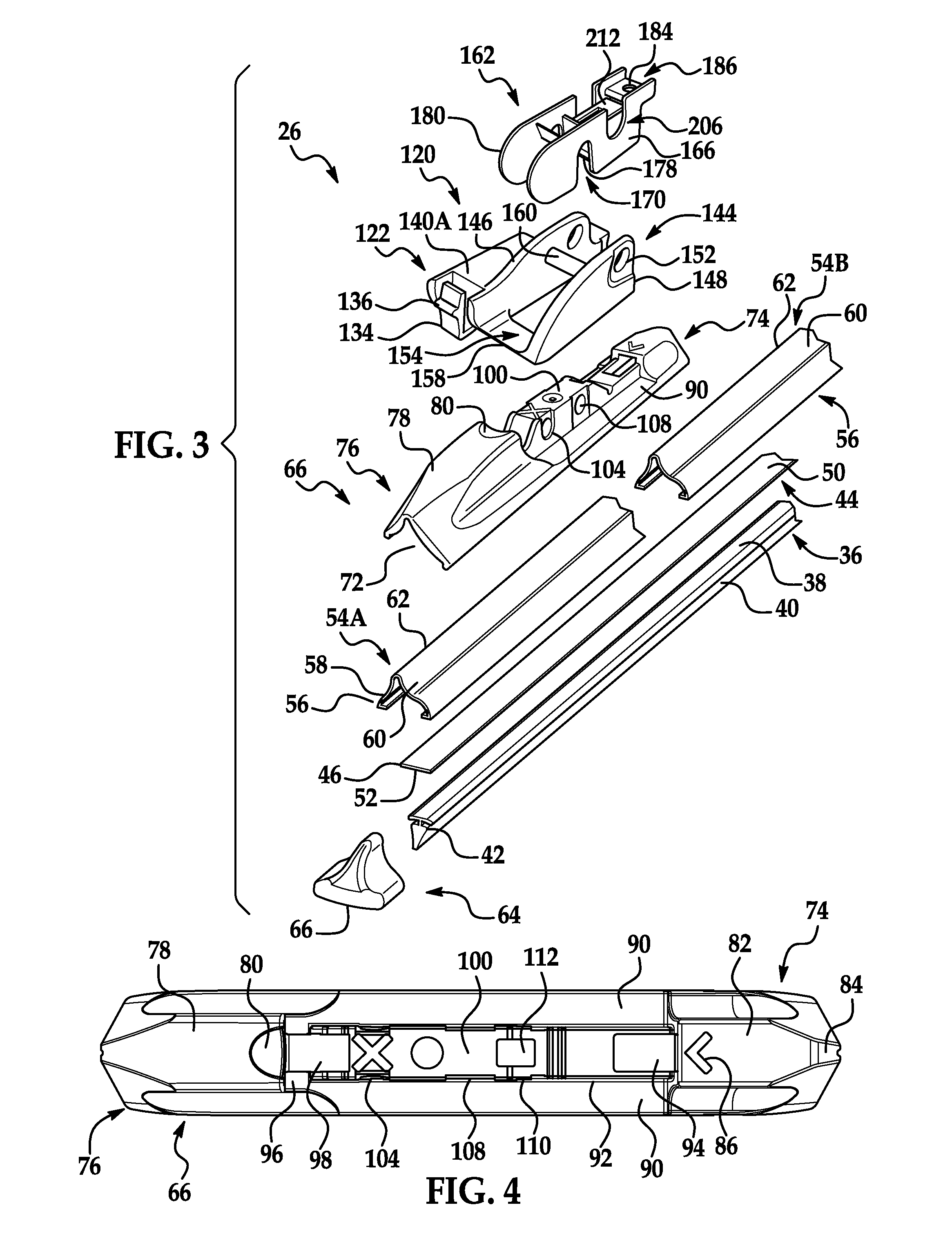 Beam blade windshield wiper assembly