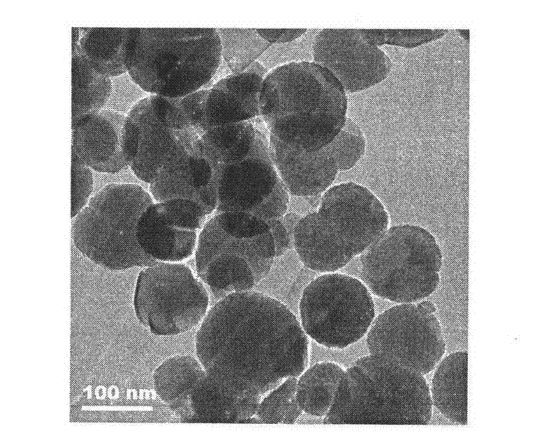 Process for preparing spherical nanometer spinel zaffre by hydrothermal method