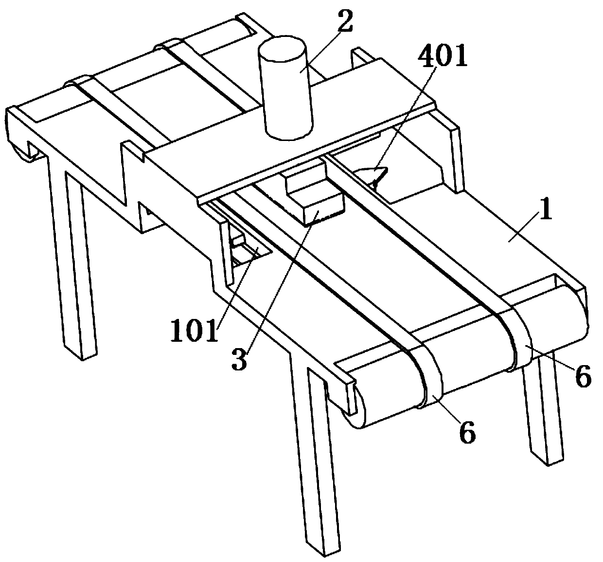 Ear band detection device for mask