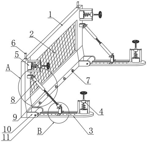 Deep foundation pit supporting device capable of draining water easily