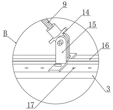 Deep foundation pit supporting device capable of draining water easily