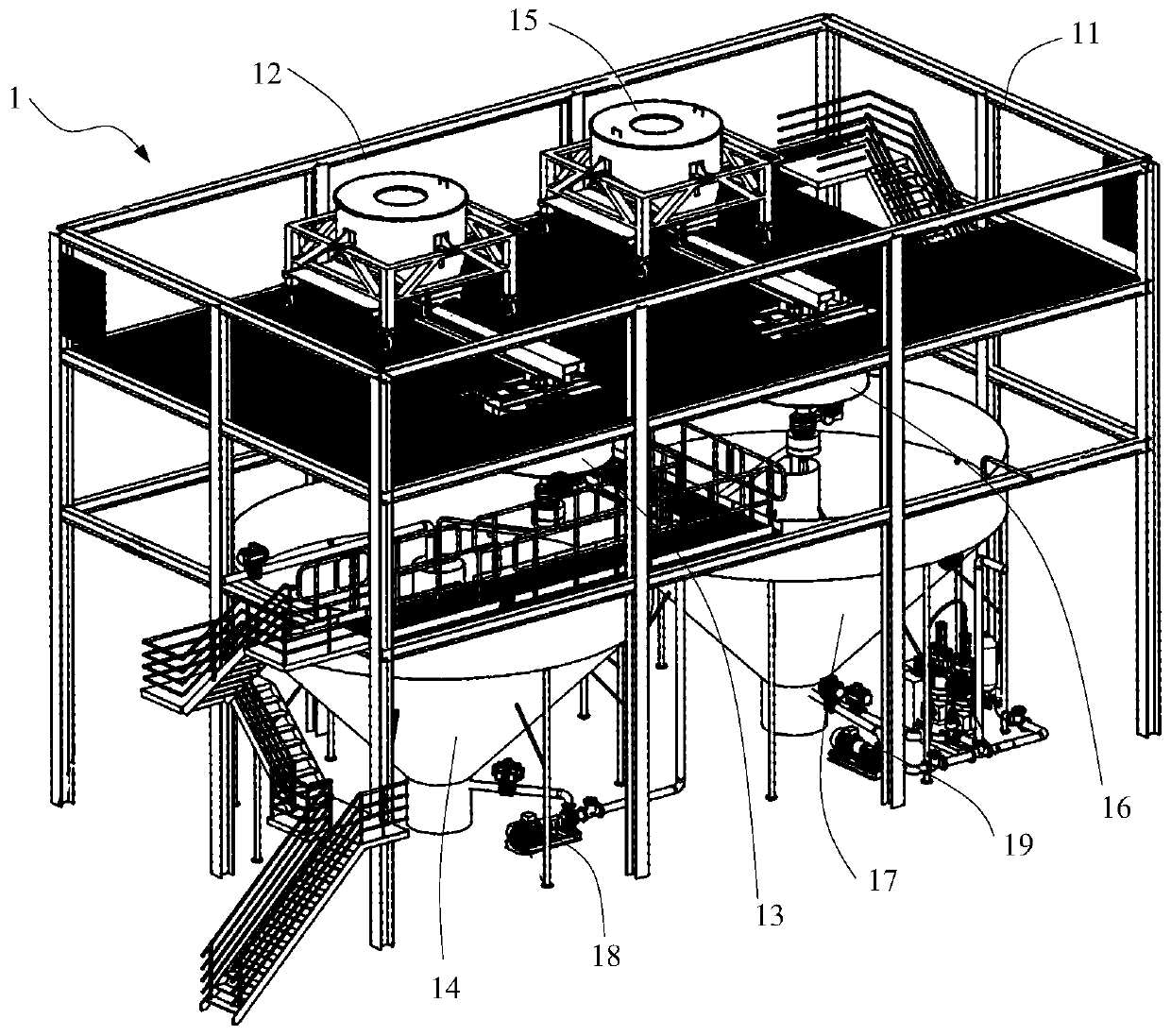 Intelligent coal slime water treatment method and plant