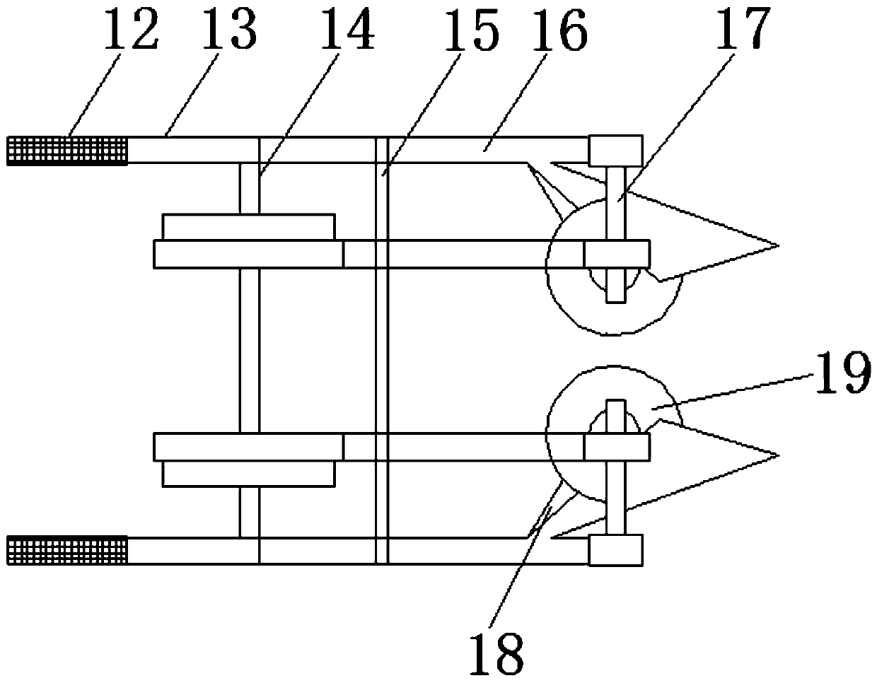 A semi-automatic manual mower