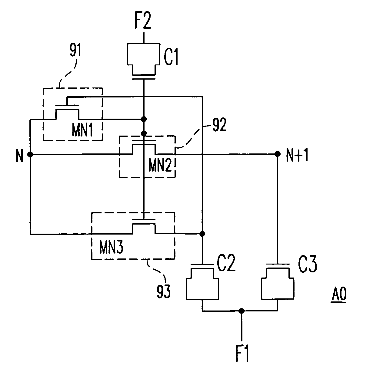 Charge pump circuit and cell thereof